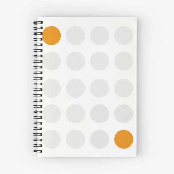 Item preview,  dot grid - orange corners designed and sold by Berkley Studio.