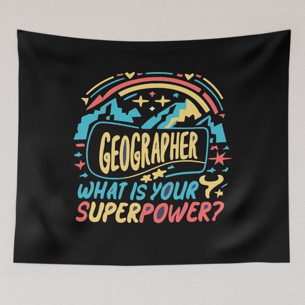 Item preview, Geographer What's Your Superpower? Geography Teacher designed and sold by Sutra-Lotus-Co.