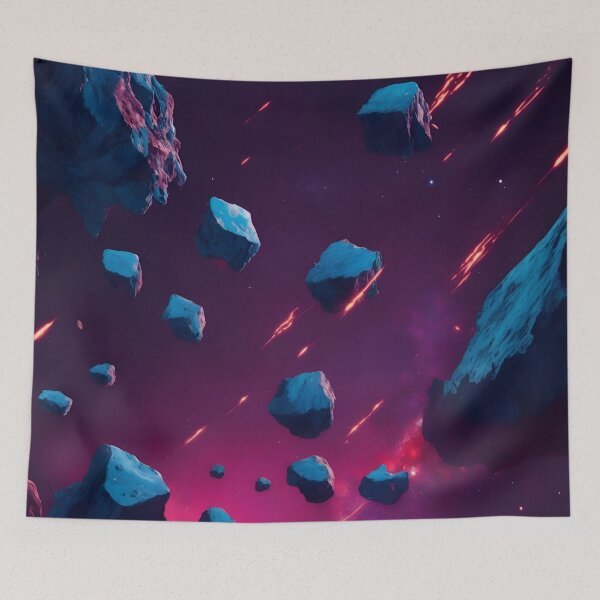 Item preview, Asteroid Field - Cool Space Themed Art designed and sold by Jollys-ArtShop.