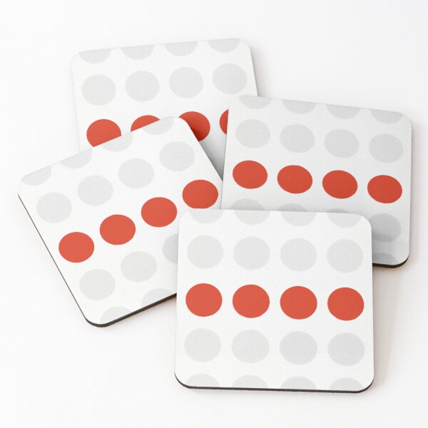 Item preview,  dot grid - red centerline designed and sold by Berkley Studio.