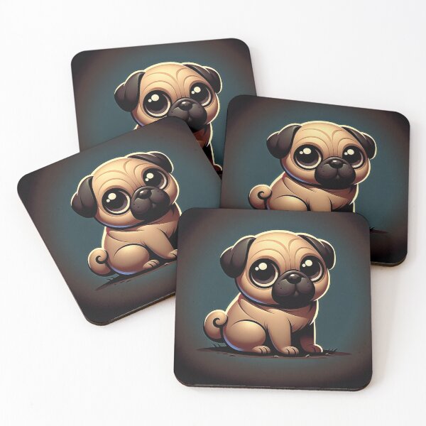 Item preview, Expressive Pug  designed and sold by CharmStudio.