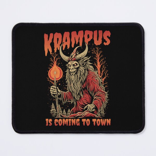 Item preview, Krampus is Coming to Town Funny Goth Christmas Devil designed and sold by PUFFYP.