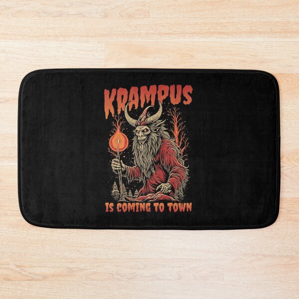 Item preview, Krampus is Coming to Town Funny Goth Christmas Devil designed and sold by PUFFYP.