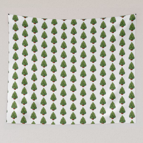 Item preview, Cartoon marijuana tree dressed like a Christmas tree for the holidays designed and sold by supersanko.