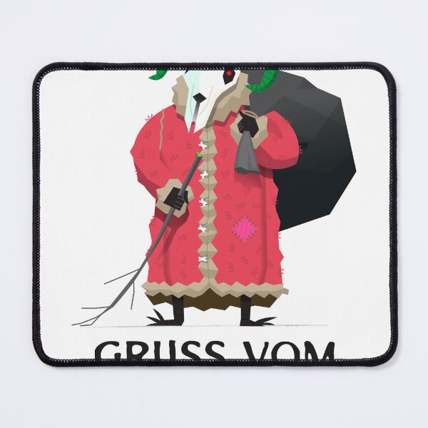 Item preview, Gruss Vom Skull Head Krampus designed and sold by HorrorEggs.