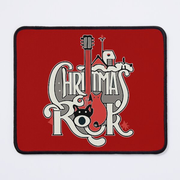 Item preview, Two Cats with Guitars - Christmas Festive Rocking designed and sold by Charm-Creations.