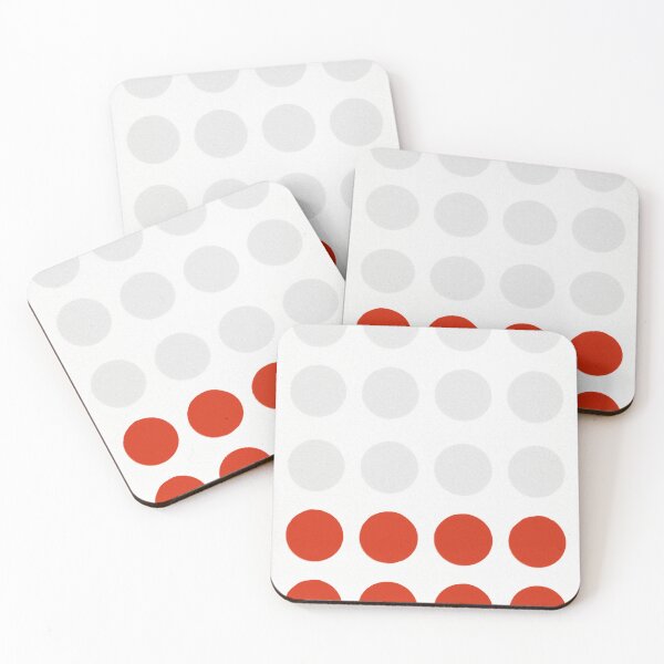 Item preview,  dot grid - red block designed and sold by Berkley Studio.