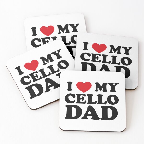 Item preview, I love my cello dad - cellist gift designed and sold by EmeraldMusic.