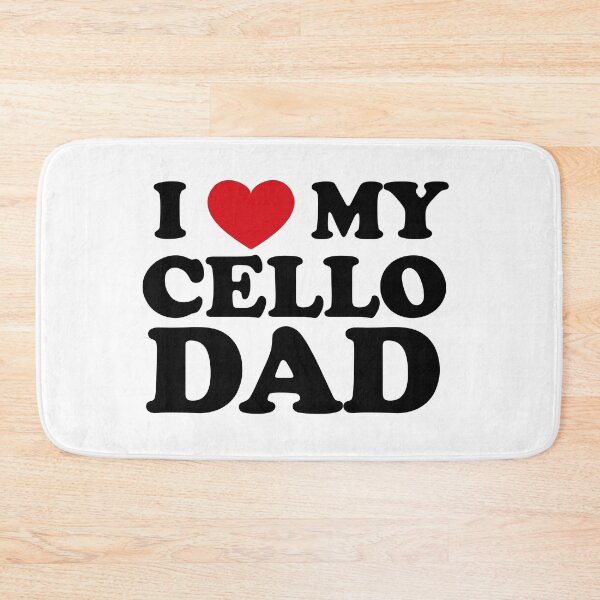 Item preview, I love my cello dad - cellist gift designed and sold by EmeraldMusic.