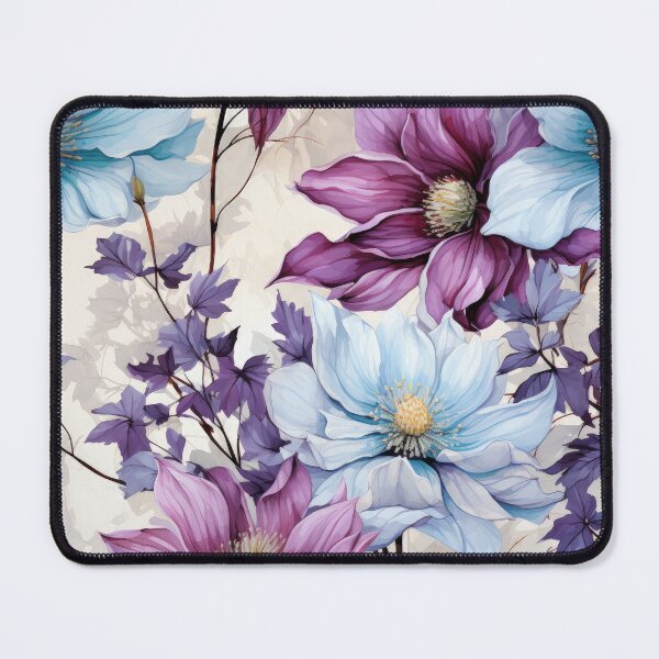 Item preview, "Clematis in Bloom" - A Beautiful Coloured Illustration designed and sold by NevernotmeUK.