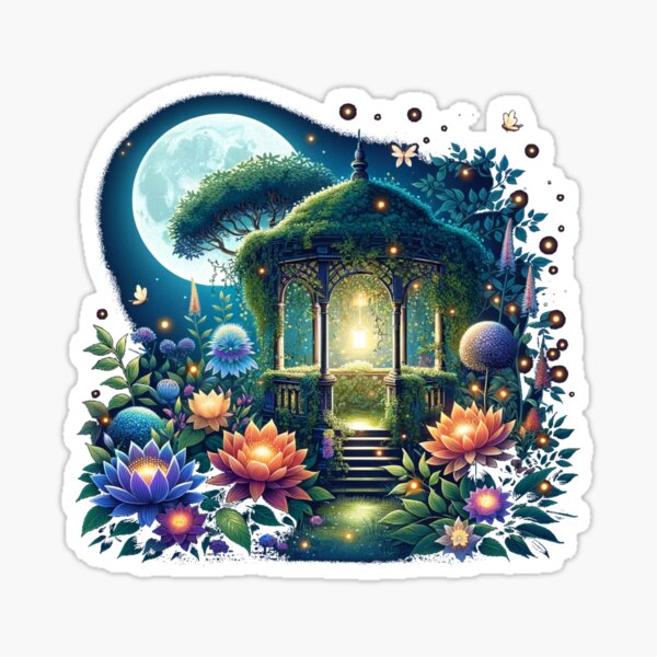 Item preview, Moonlit Secret Garden designed and sold by Variety Vault.