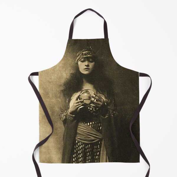 Item preview, The Crystal Ball - Vintage Art Deco Woman Wearing Crown designed and sold by Arwen-Art.