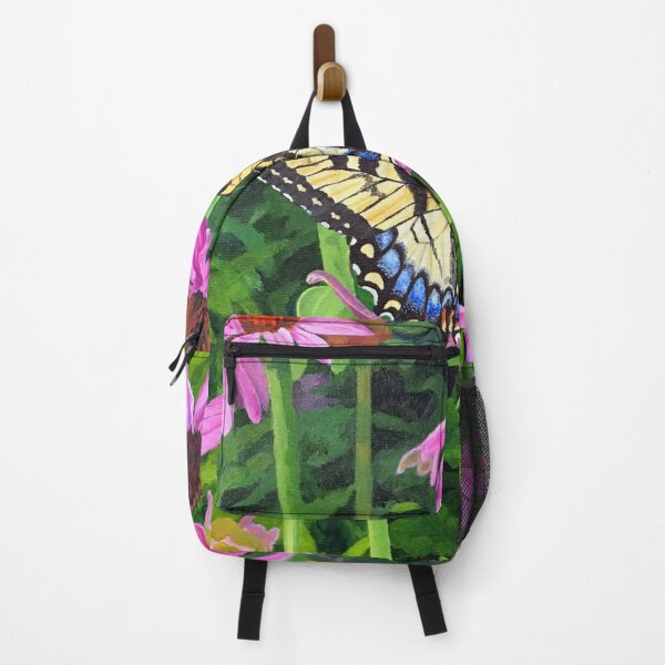Item preview, Tiger Swallowtail in Coneflowers designed and sold by JudysArtCompany.