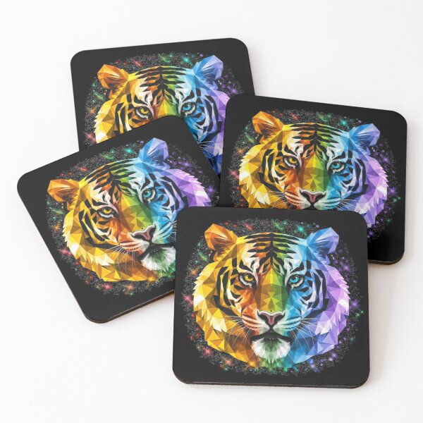 Item preview, Rainbow Crystal Tiger designed and sold by PixelRealm.