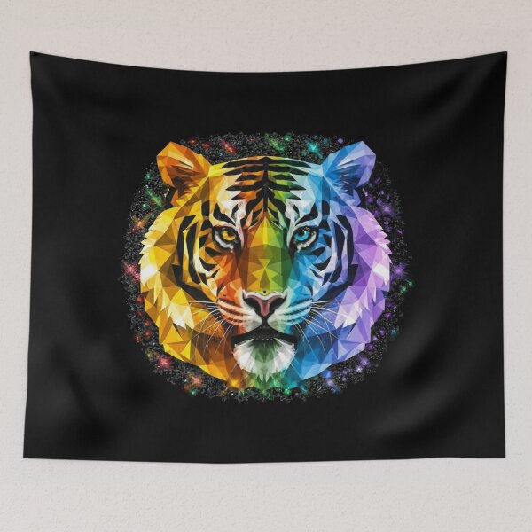 Item preview, Rainbow Crystal Tiger designed and sold by PixelRealm.