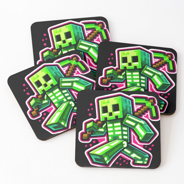 Item preview, Minecraft Green Skeleton designed and sold by Suissino.
