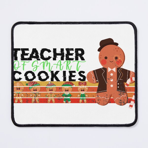 Item preview, Teacher Christmas Funny Teacher of Smart Cookies Cute Gingerbread Vintage designed and sold by BestTee4You.