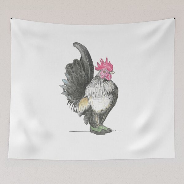 Item preview, Serama Rooster in Malaysian Jungle Boots designed and sold by JimsBirds.