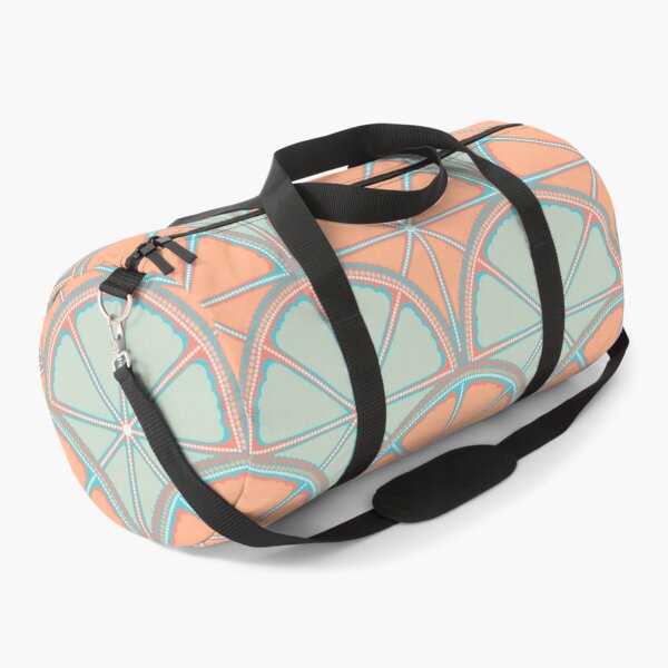 Item preview, Retro Citrus Sunset on Sea Dot Mandala Scallop designed and sold by Triplicate Limited.