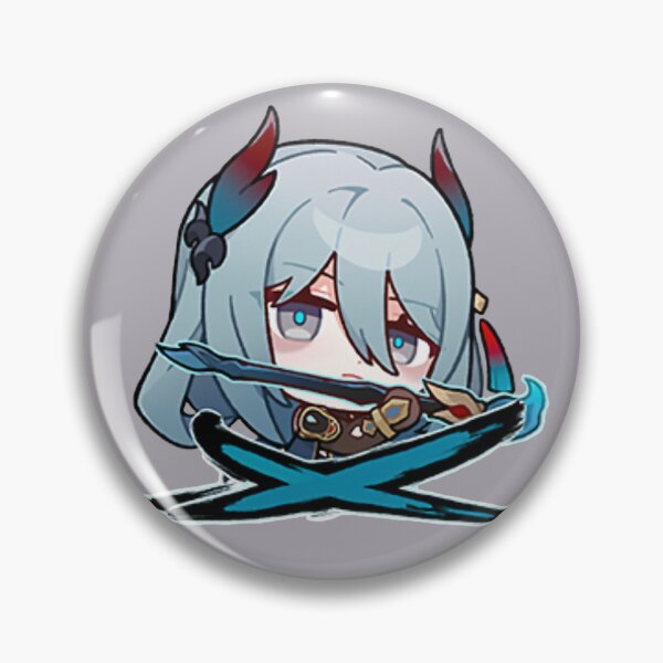 Item preview, Hanya | Honkai: Star Rail Sticker "Cross Slash" designed and sold by Asiapenguin.