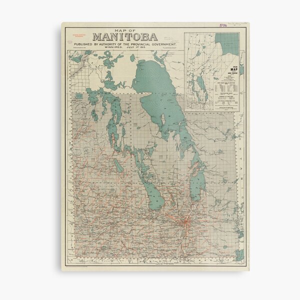 Flin Flon Map Print Flin Flon Map Manitoba Map Art Vintage Gift Map