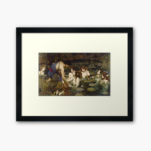 Item preview, Hylas and the Nymphs - John William Waterhouse  designed and sold by forgottenbeauty.
