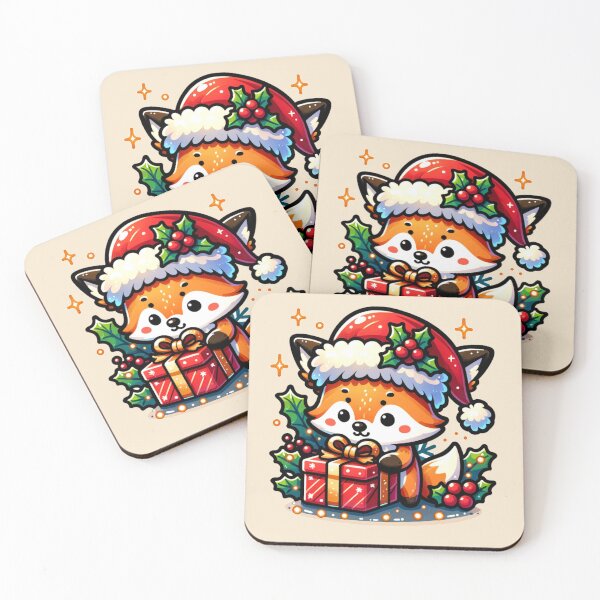 Item preview, Festive Fox Gift Wrapper designed and sold by Variety Vault.