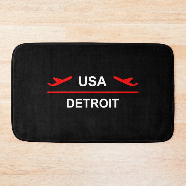 Item preview, Detroit Michigan USA Airport Plane Dark Color designed and sold by TinyStarAmerica.