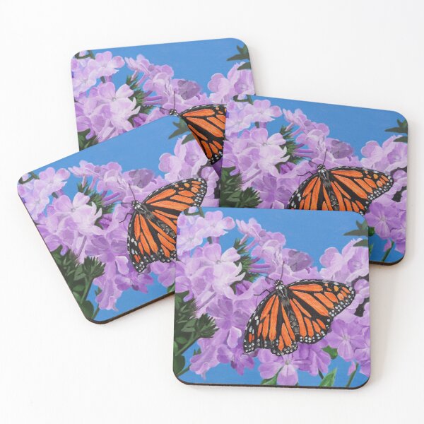 Item preview, Monarch Butterfly Feeding on Phlox designed and sold by JudysArtCompany.