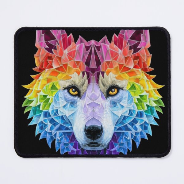 Item preview, Rainbow Crystal Wolf designed and sold by PixelRealm.