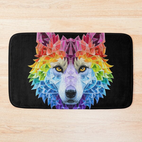 Item preview, Rainbow Crystal Wolf designed and sold by PixelRealm.