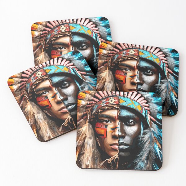 Item preview, Beautiful vibrant Native American inspired art  designed and sold by Artbyminga.