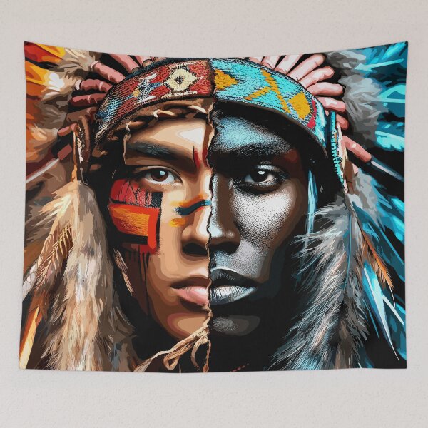 Item preview, Beautiful vibrant Native American inspired art  designed and sold by Artbyminga.