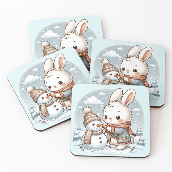 Artikelvorschau, Snowy Bunny Schneemann-Baumeister entworfen und verkauft von Variety Vault.
