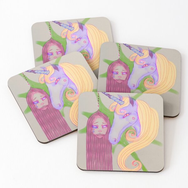 Item preview, a girl is born of unicorn blood ! designed and sold by zziigzz.