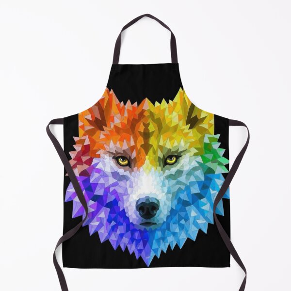 Item preview, Rainbow Crystal Wolf designed and sold by PixelRealm.