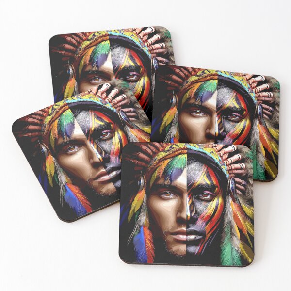 Item preview, Beautiful colorful Native American inspired art  designed and sold by Artbyminga.