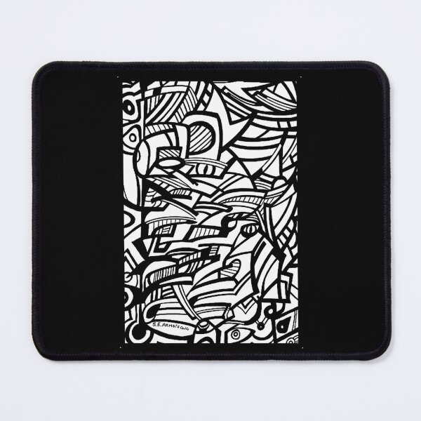 Item preview, Stained Glass Christmas (b&w) designed and sold by Sue E. Armstrong.