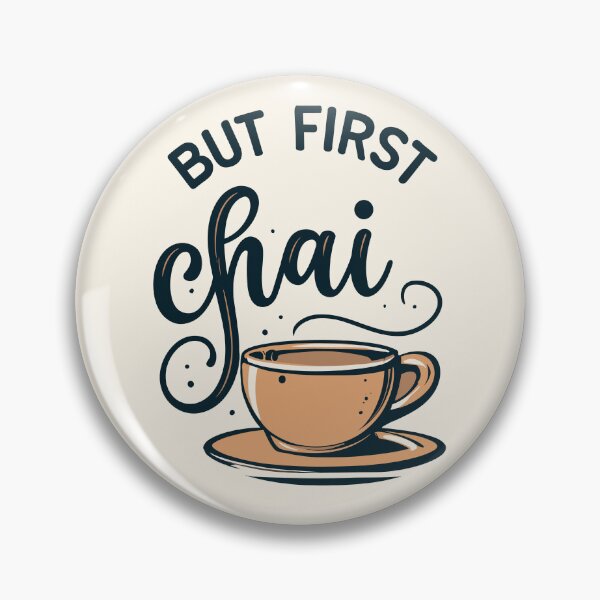 Artikelvorschau, Aber zuerst Chai: Eine beige Tasse voller Glückseligkeit entworfen und verkauft von EmeraldeaArt.