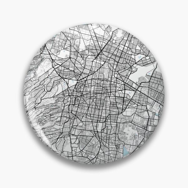 Item preview, Mexico City Map - Circle designed and sold by deMAP.