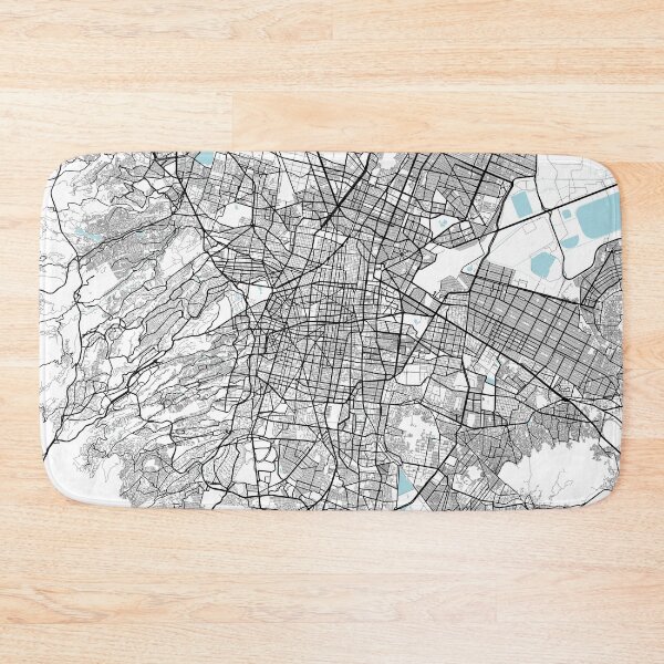 Item preview, Mexico City Map - Circle designed and sold by deMAP.