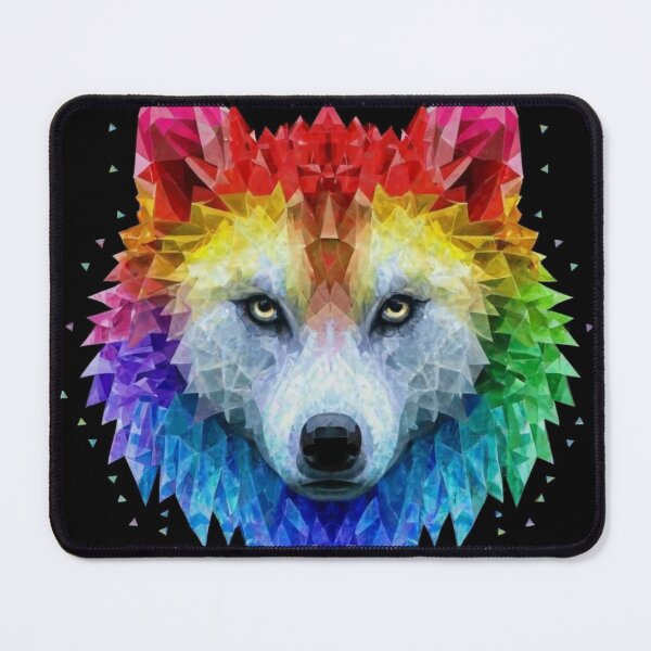 Item preview, Rainbow Crystal Wolf designed and sold by PixelRealm.