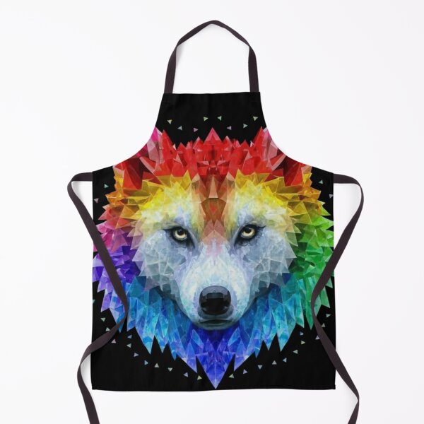 Item preview, Rainbow Crystal Wolf designed and sold by PixelRealm.