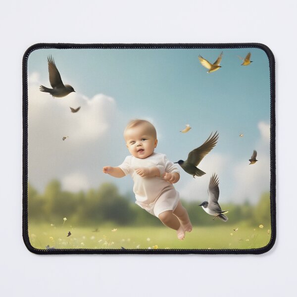 Item preview, Tiny Birds' Playful Flight designed and sold by Sadia Jannat.