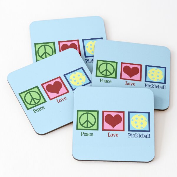 Artikelvorschau, Friedensliebes-Pickleball entworfen und verkauft von Epic Love Designs.