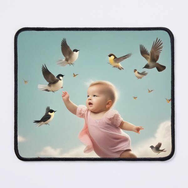 Item preview, Little Birds' Joyous Flight designed and sold by Sadia  Jannat.