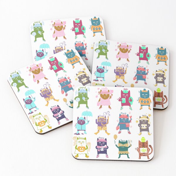 Item preview, Colorful Cats designed and sold by Karla-Kiky.