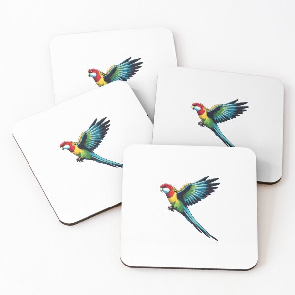 Item preview, Flying Eastern Rosella Vector Illustration designed and sold by Arterx.