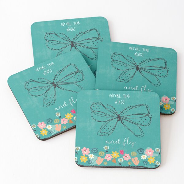 Item preview, Unfurl Your Wings, Floral Butterfly Art by Terri Conrad designed and sold by Terri Conrad.