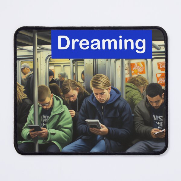 Item preview, Dreaming about public transportation designed and sold by ivanmejia.